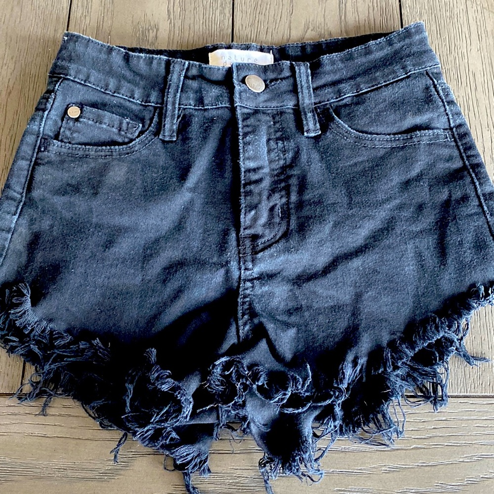 Juniors Black Shorts